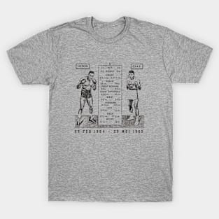 Muhammad Ali vs Sonny Liston T-Shirt